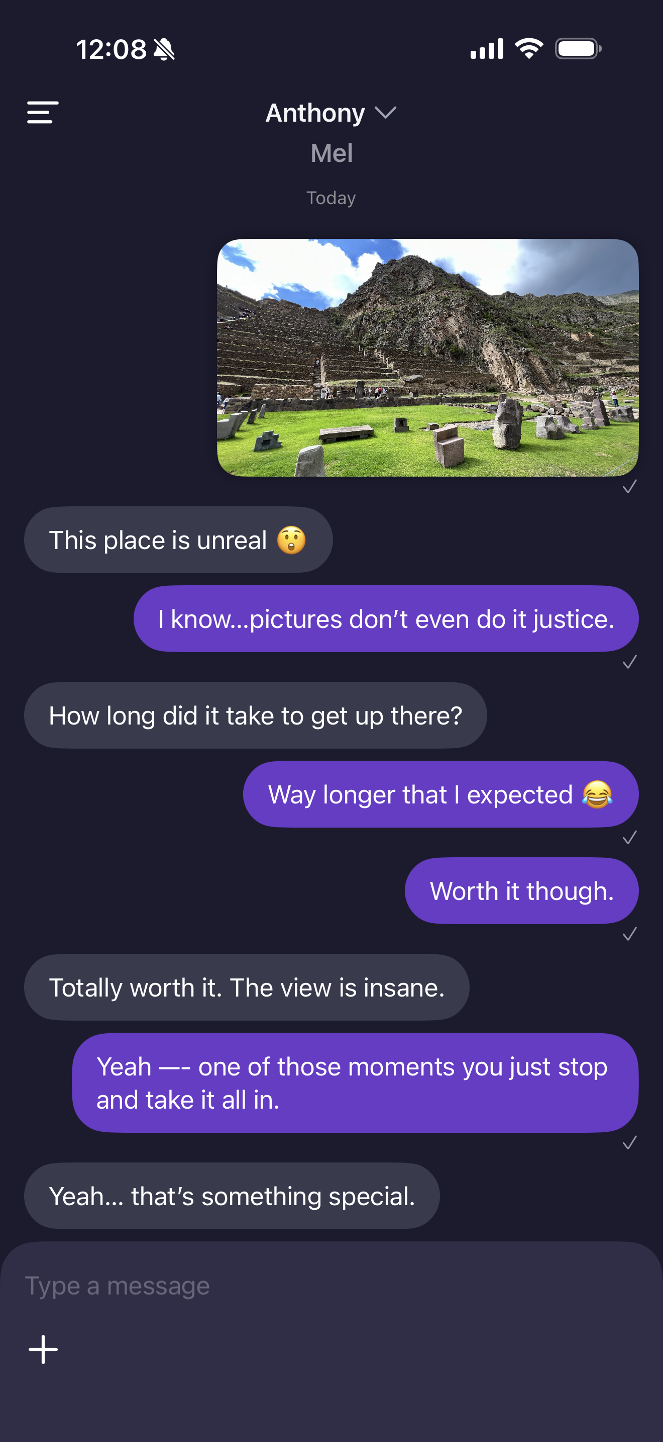 Novera chat screenshot